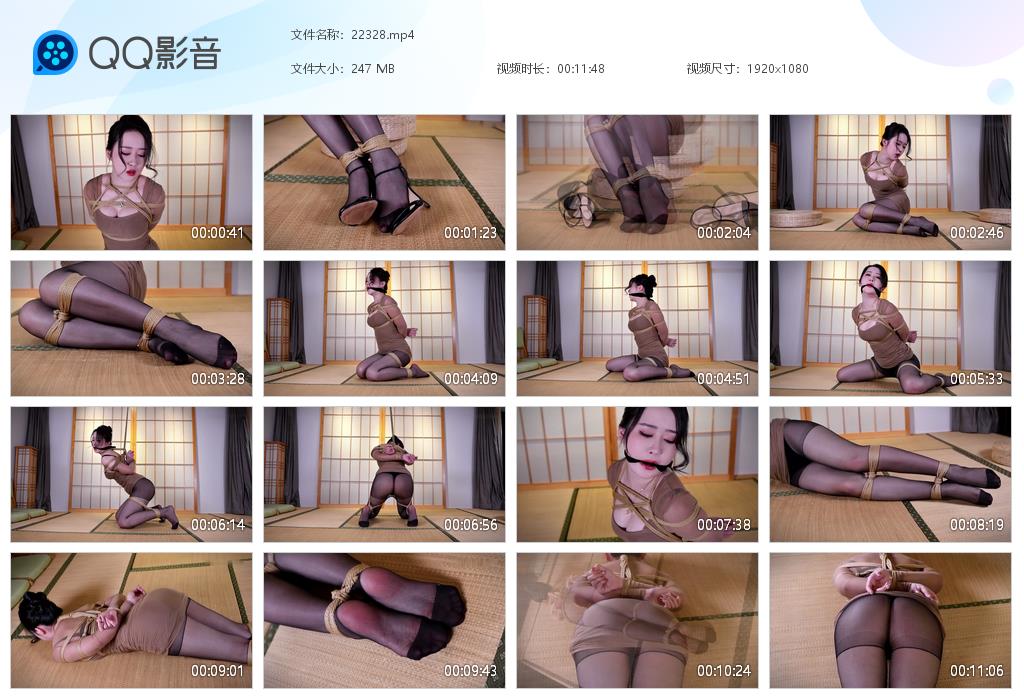 丽柜美束 紧缚丰胸上_绳艺资料库