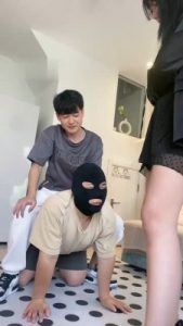 【一捆香菜】情侣主-骑马/耳光抽/舔脏鞋/喂圣水_绳艺资料库