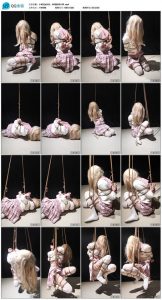 小枫的jk拘束，麻绳跪缚吊缚_绳艺资料库