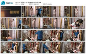 【随心绳艺】艾琳 白丝连体衣 老虎凳倒吊_绳艺资料库视频资源下载