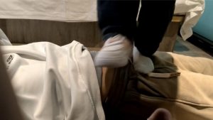 小洁戏耍狗子_绳艺资料库