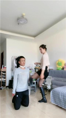 图片[5]_【嘉文】长靴重度踢踹/人体烟灰缸/耳光_绳艺资料库视频资源下载