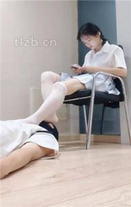 【汀兰大人】洛丽塔S白丝诱惑男友做地毯狗_绳艺资料库