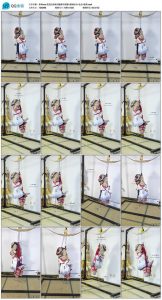 原神cos-芭芭拉泳装折腿悬吊放置+强制抬头+电击+强高_绳艺资料库