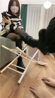 图片[18]_【奶味茶茶】长靴黑丝玩弄-踩头踩踏/踢裆/对镜羞辱插嘴_绳艺资料库