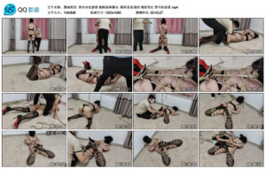 【墨雨原创】黑丝内衣紧缚极限姿势震动精彩真实强制痛苦哭泣带耳机观看_绳艺资料库