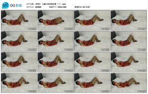 【青缚社】小鑫红裙捆绑放置（下）_绳艺资料库