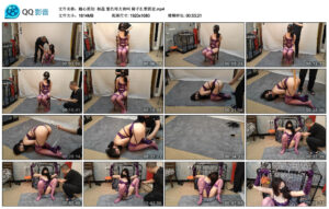 【随心原创】杨蕊紫色母犬调叫椅子扎带固定_绳艺资料库