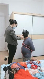 【朱迪女王】五花大绑-全包狗头_绳艺资料库