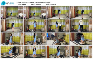 【贝特原创】果子紧缚体验直臂后手吊+跪缚口球放_绳艺资料库