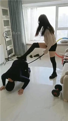 图片[3]-小殿下】长靴御姐S-遛狗/重度鞭打/塞嘴/磕头求饶-HD绳艺资源网