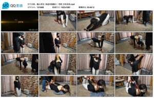 【随心原创】杨蕊体操服白一带的形体训练_绳艺资料库