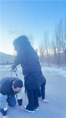 图片[13]-沐夏夜】户外景区溜双狗