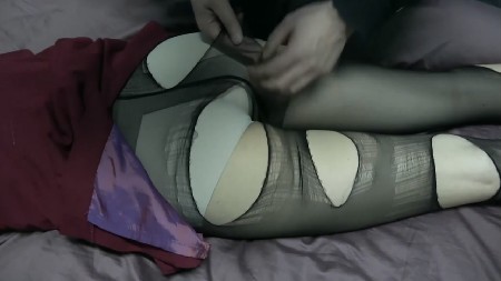 老梦视觉柔软的连裤袜女孩