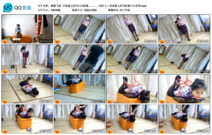 【绳舞飞扬】空姐盈儿四马口水收集…………19岁大二在读盈儿四马收集口水求饶_绳艺资料库