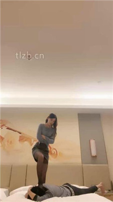 图片[3]-领主老大】模特S-黑丝脚虐打