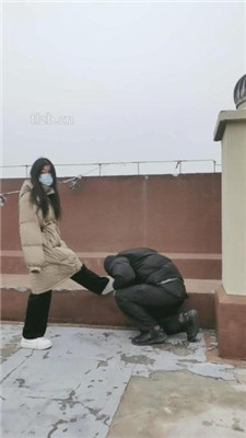 图片[2]-阿北】户外天台tj-口水舔脚圣水