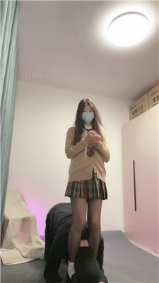 图片[2]-樱子大人】JK学院S-黑丝皮鞋白袜虐-耳光踩踏