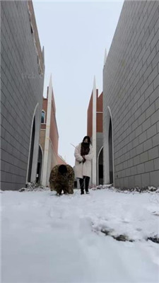 【辣姐】冰天雪地虐狗被路人偶遇_绳艺资料库