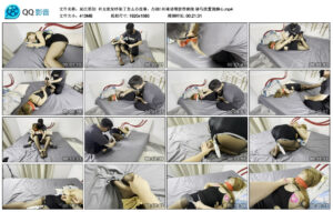 【延江原创】和女朋友吵架了怎么办没事，办她!丝袜堵嘴胶带缠绕驷马放置挠脚心_绳艺资料库