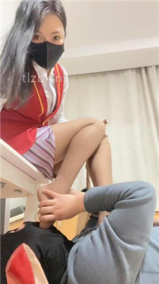 图片[6]-艾拉】空姐诱惑-黑丝高跟诱惑舔