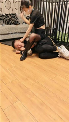 图片[19]-诗琪】长靴踩踏/捆绑重度虐打/踢踹