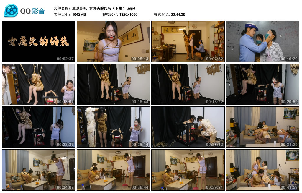 【胜景影视】 女魔头的伪装（下集）_绳艺资料库视频资源下载