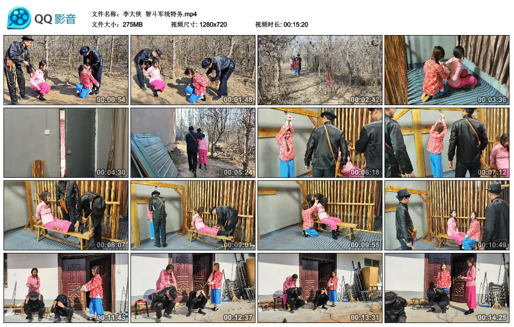 【李大侠】 智斗军统特务_绳艺套路直播视频资源网