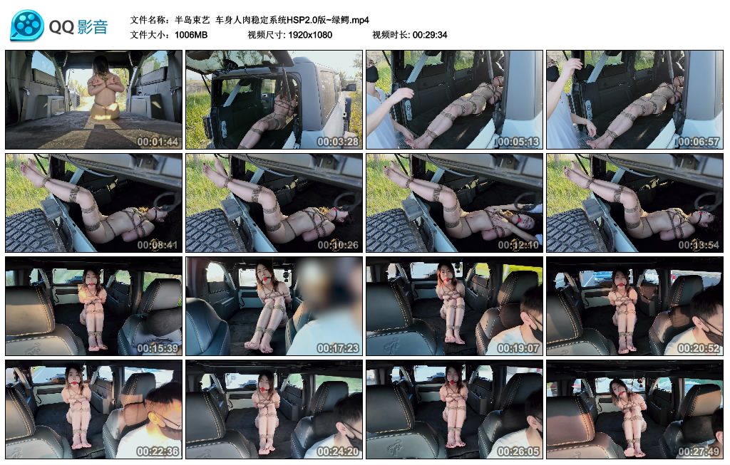 【半岛束艺】 车身人肉稳定系统HSP2.0版~绿鳄_绳艺套路直播视频资源网